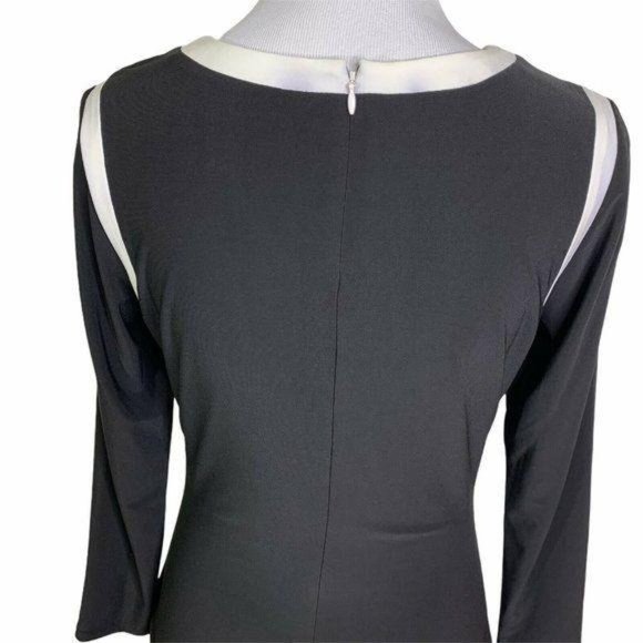 Ralph Lauren Colorblock Ruched Stretch Dress - Picture 9 of 12